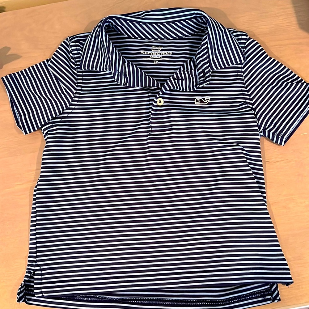 Boys 3t vineyard vines Sankaty performance polo